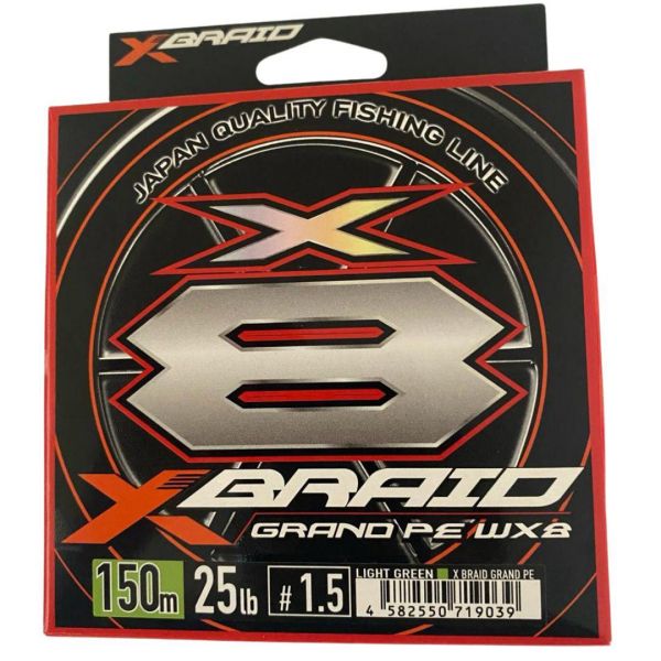 Linha Ygk X-braid Wx8 0.21mm 25lb Verde 150m