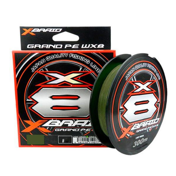 Linha Ygk X-braid Wx8 0.21mm 25lb Verde 300m