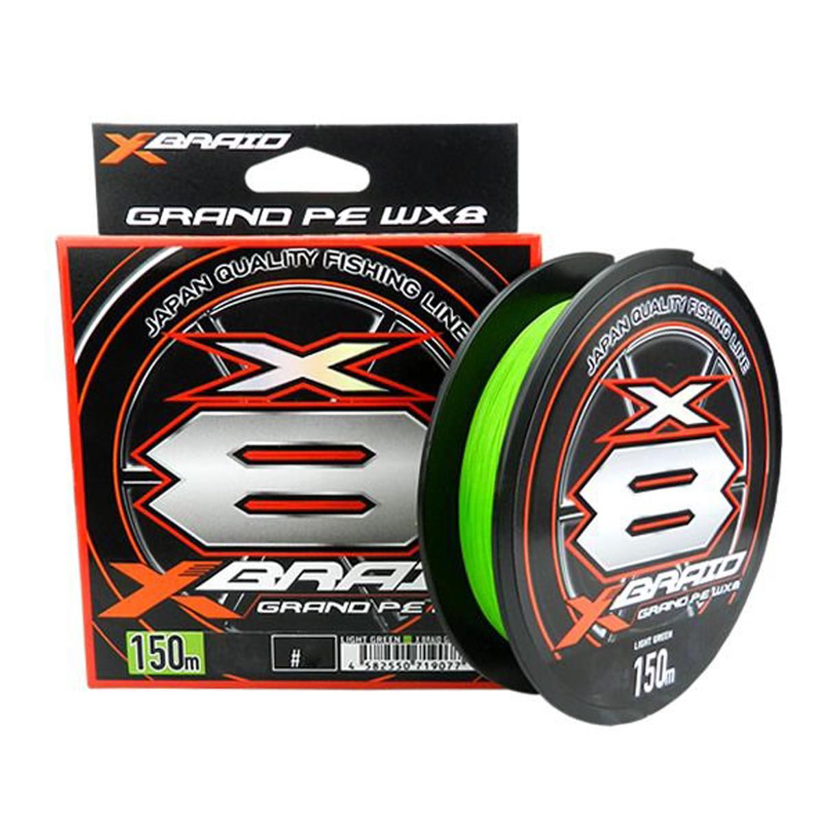 Linha Ygk X-braid Wx8 0.24mm 35lb Verde 150m