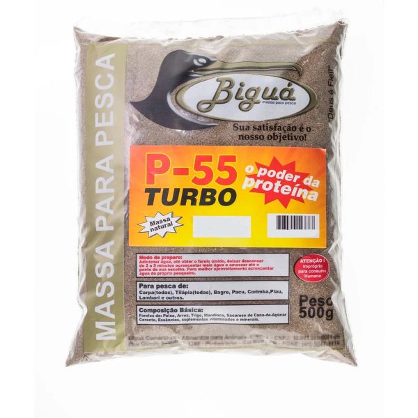 Massa Biguá P-55 Turbo O Poder Da Proteína 500G Ref. 123777