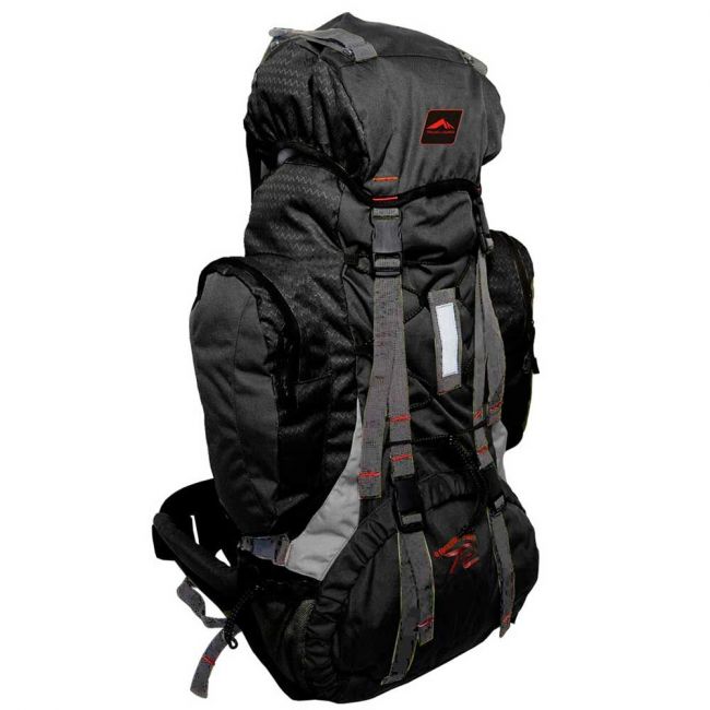 Mochila Crampon Tech 72Lts Cinza/Preto