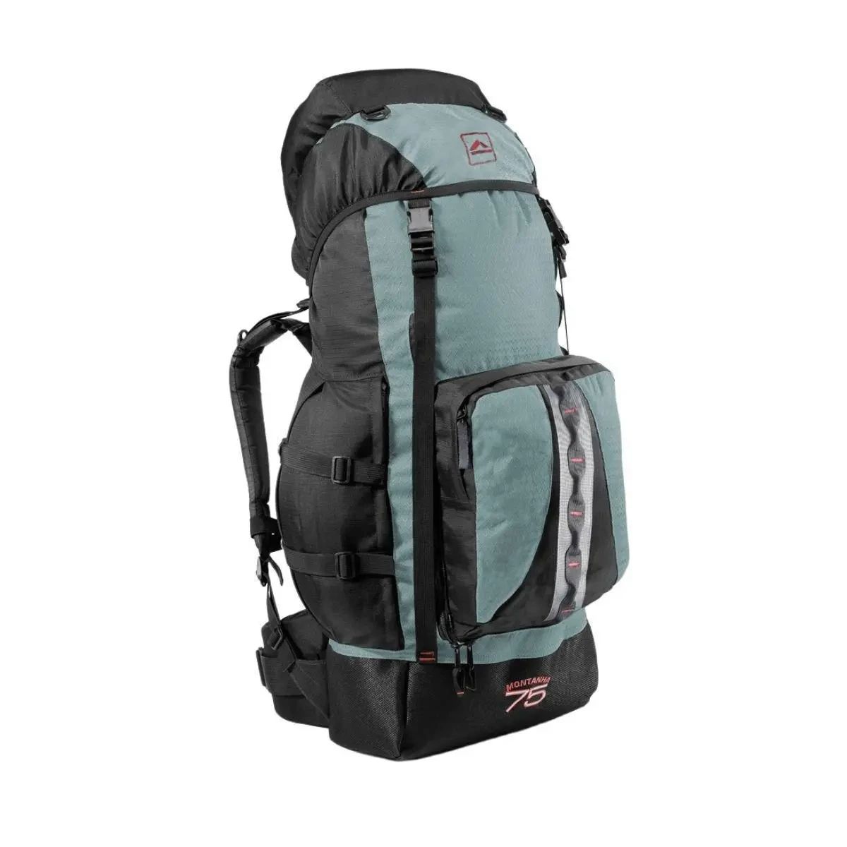 Mochila Montanha 75L CINZA/PRETO