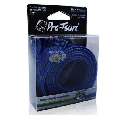 Protetor de Vara Rod Sleeve Pro-Tsuri 1,50m x 25mm Azul e Preto