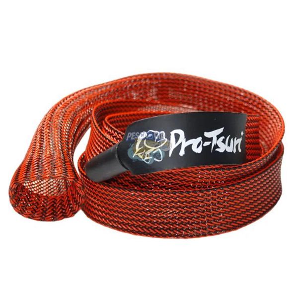 Protetor Vara Rod Sleeve Pro-Tsuri 1,50m x 25mm Vermelho e Preto