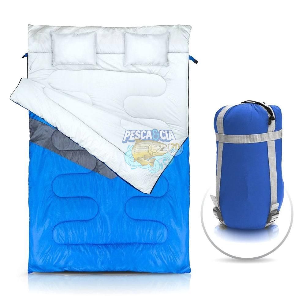 Saco De Dormir Nautika Kuple Casal Azul 231010