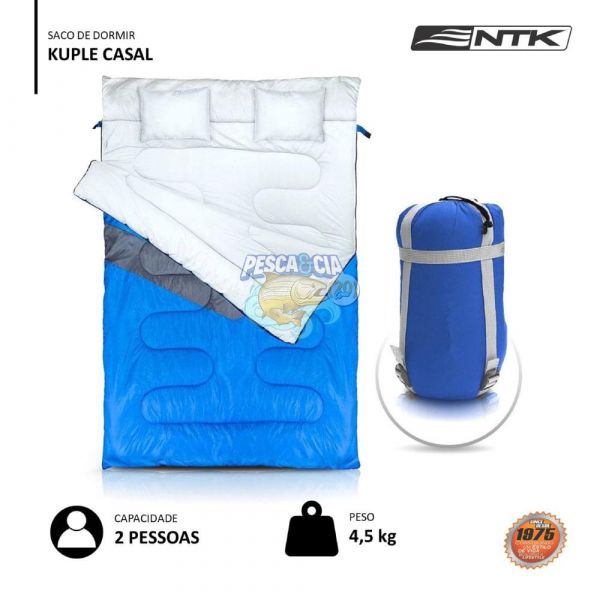 Saco De Dormir Nautika Kuple Casal Azul 231010