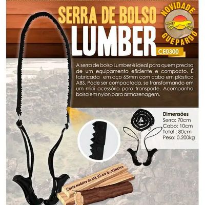 Serra de Bolso Lumber Guepardo - CE0300