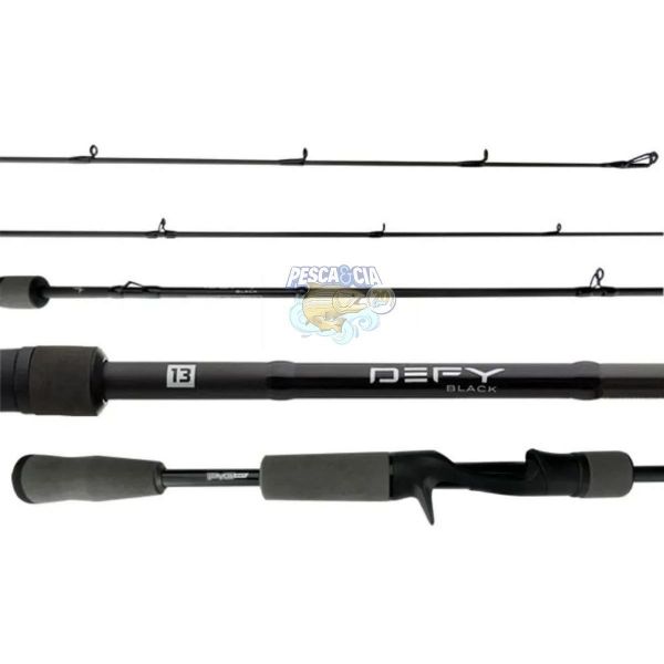 Vara 13 Fishing Defy Black 5.8" 06-12LB Carretilha - Inteiriça