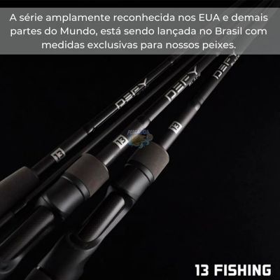 Vara 13 Fishing Defy Black 5.8" 06-12LB Carretilha - Inteiriça