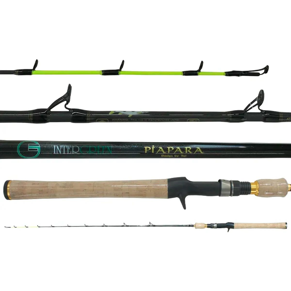 Vara Intergreen Carretilha Piapara 8-17/25LB 4'6"