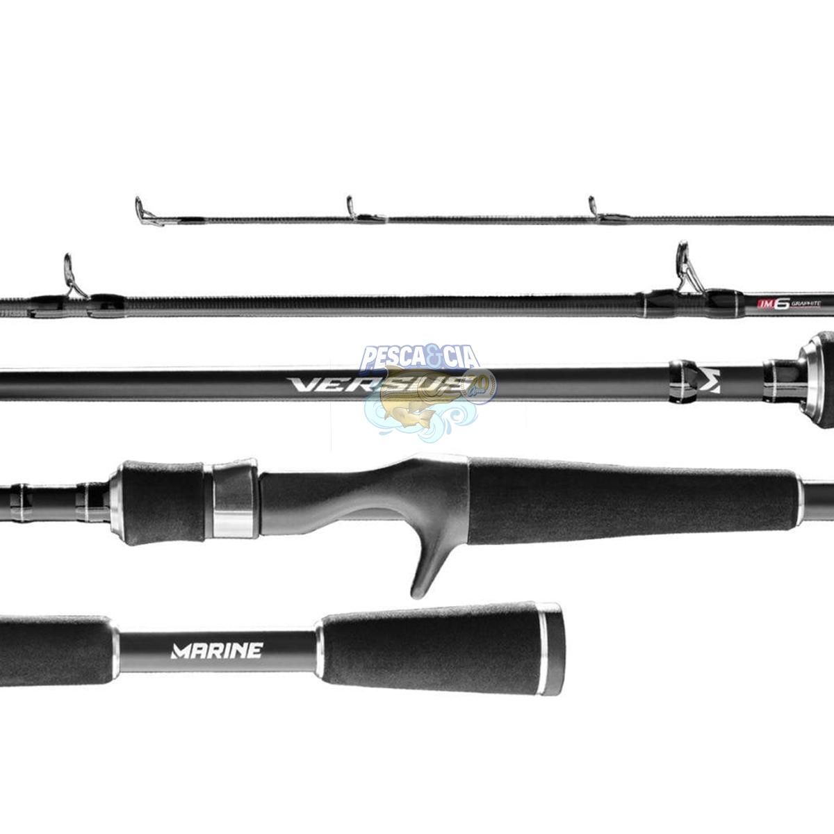 Vara Marine Sports Versus Carretilha VRS-C662MHF 1.98m 12-25LB - 02 partes