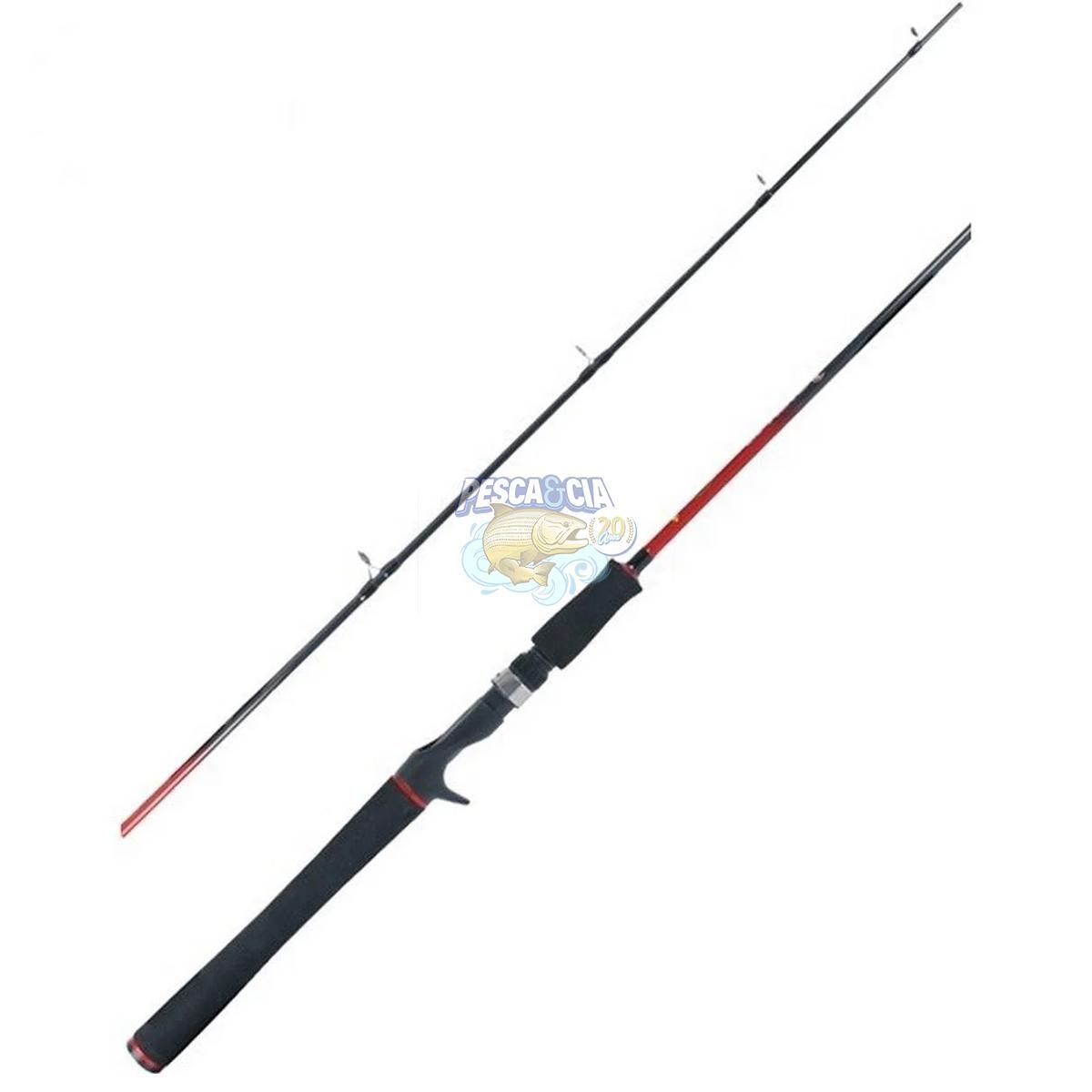 Vara Pesca Brasil Impacto 30C 12-30LB 6.6" Carretilha (INTEIRIÇA)