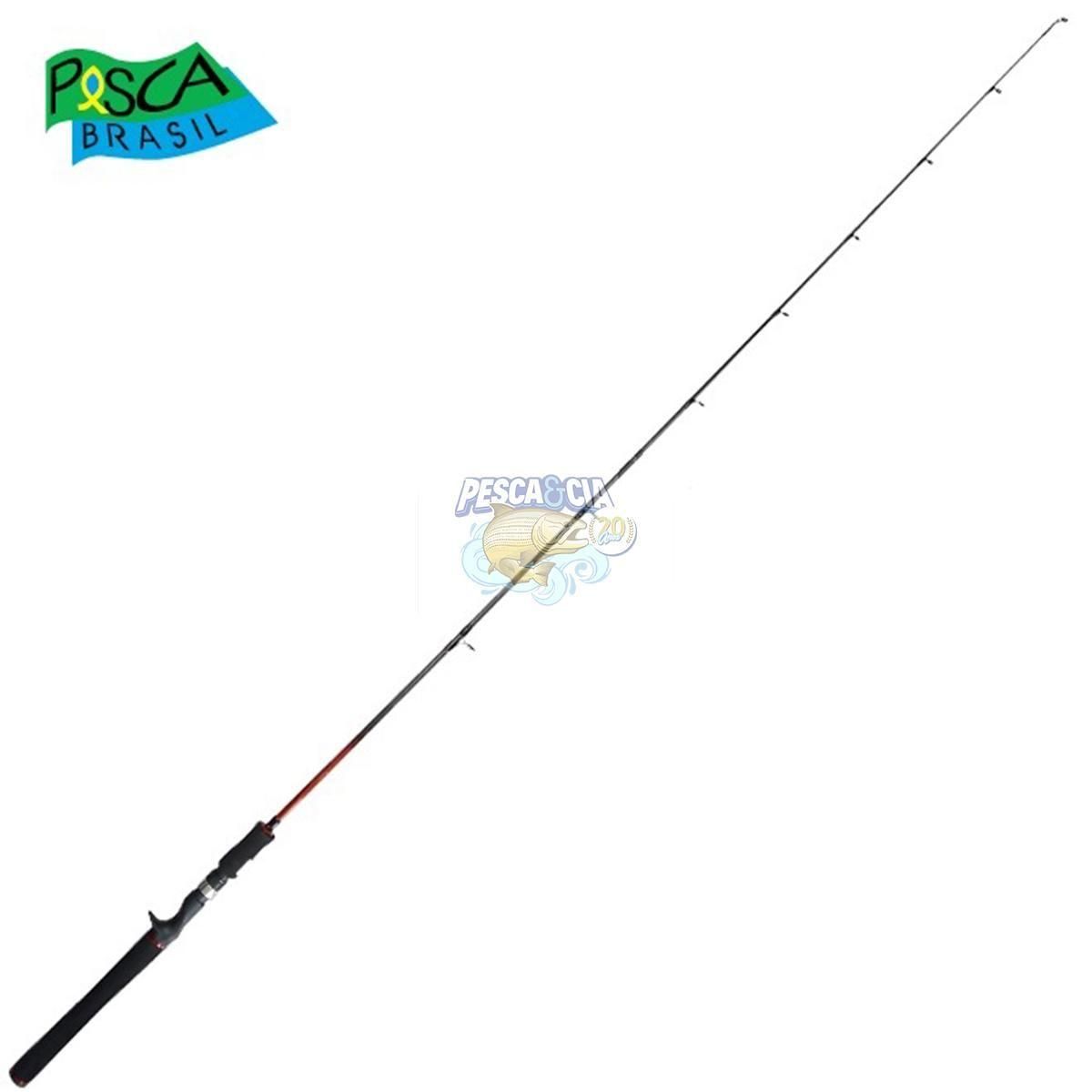 Vara Pesca Brasil Impacto 40C 15-40LB 7" Carretilha (INTEIRIÇA) 