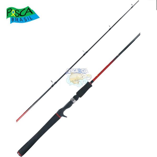 Vara Pesca Brasil Impacto 40C 15-40LB 7" Carretilha (INTEIRIÇA) 